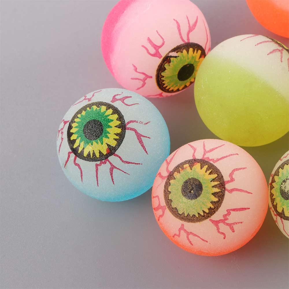 Toy Balls Bath Toys Halloween Bouncy Balls Scary Eye Balls Halloween Party Supplies Jumping Balls