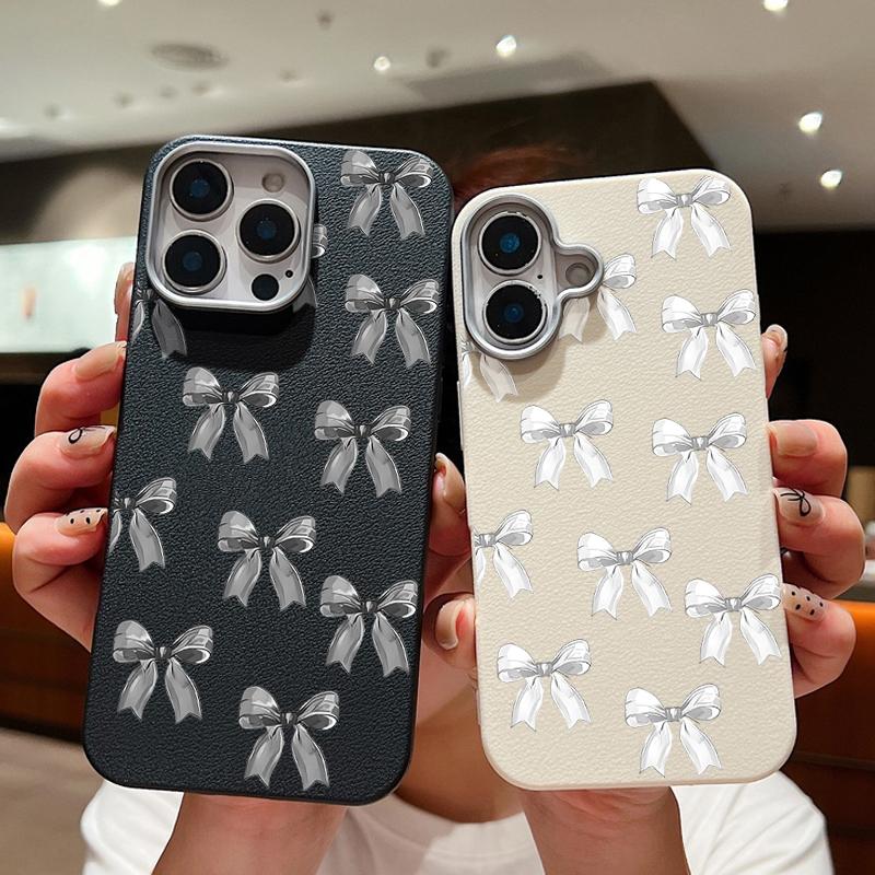 IPhone 16 Pro Max 15 Plus 14 Pro 13 12 11 için Fiyonk Baskılı Mat TPU Deri Dokulu Kılıf Düz Renk İnce Darbeye Dayanıklı Yumuşak Telefon Kılıfı