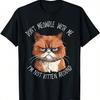 Grumpy Ginger Cat Don't Meowdl With Me I'm Not Kitten Around T-Shirt
