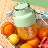 800 ML Portable Juicing Bucket with Straw and Strap Fruit Blender Cup Electric Juice Maker  Outdoor