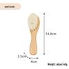 Hemu Boar Bristle Face & Bath Brush - Single-Sided for Face Wash, Back Scrub, and Nail Cleaning