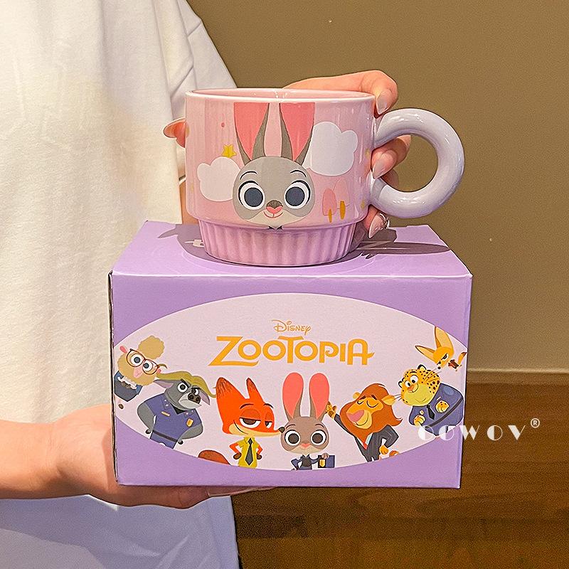 Crazy Zootopia Mug 2025 New High-value Water Cup Judynik Coffee Cup Couple Birthday Gift