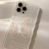Dearm Butterfly Silikon stoßfeste weiche süße Handyhülle für iPhone 12 13 14 Pro Max 11 Xr Xsmax Xr 7 8 Plus Cartoon Cover Shell