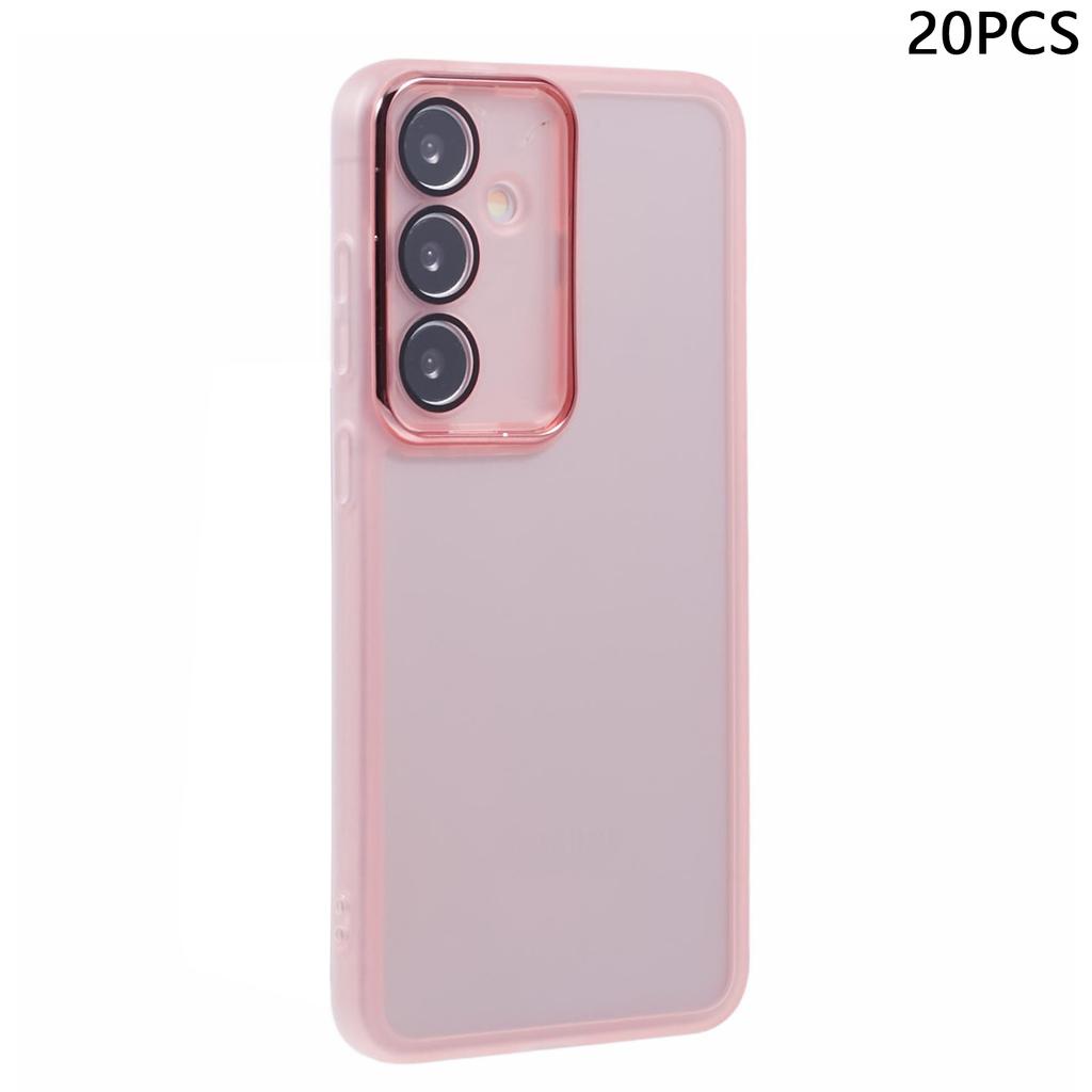 Bulk Purchasing 20Pcs For Samsung Galaxy A35 5G Case Electroplated Camera Frame TPU Phone Cover Precise Cutouts
