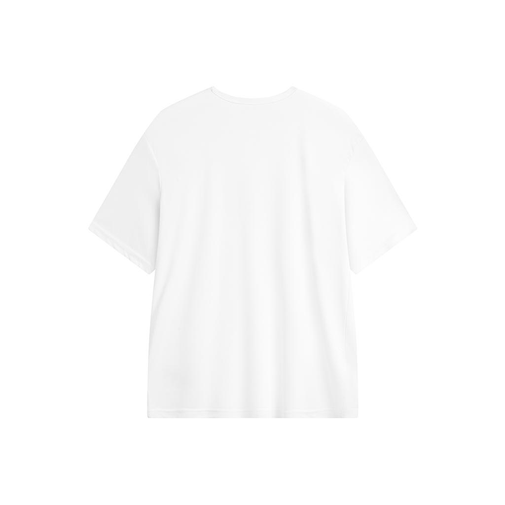 Puma Ss24 Solid Color Fitness Fashion Breathable Casual Round Neck Sports Short Sleeve T-Shirt Men Tops White 706132-04