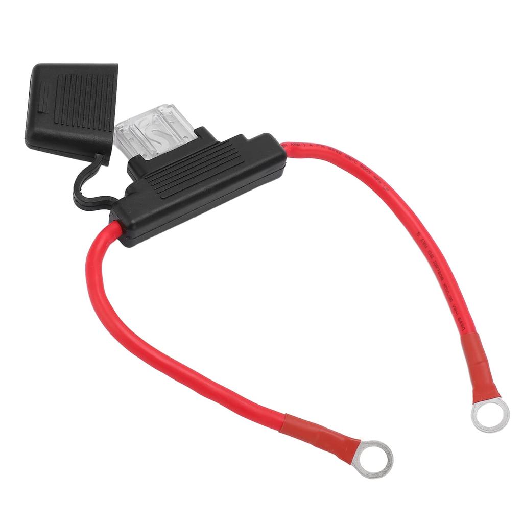 Waterproof Fuse Holder 8AWG Fuse Holder PVC Copper 30cm 12-24V Vehicle Marine Circuit Change Waterproof Cover Design