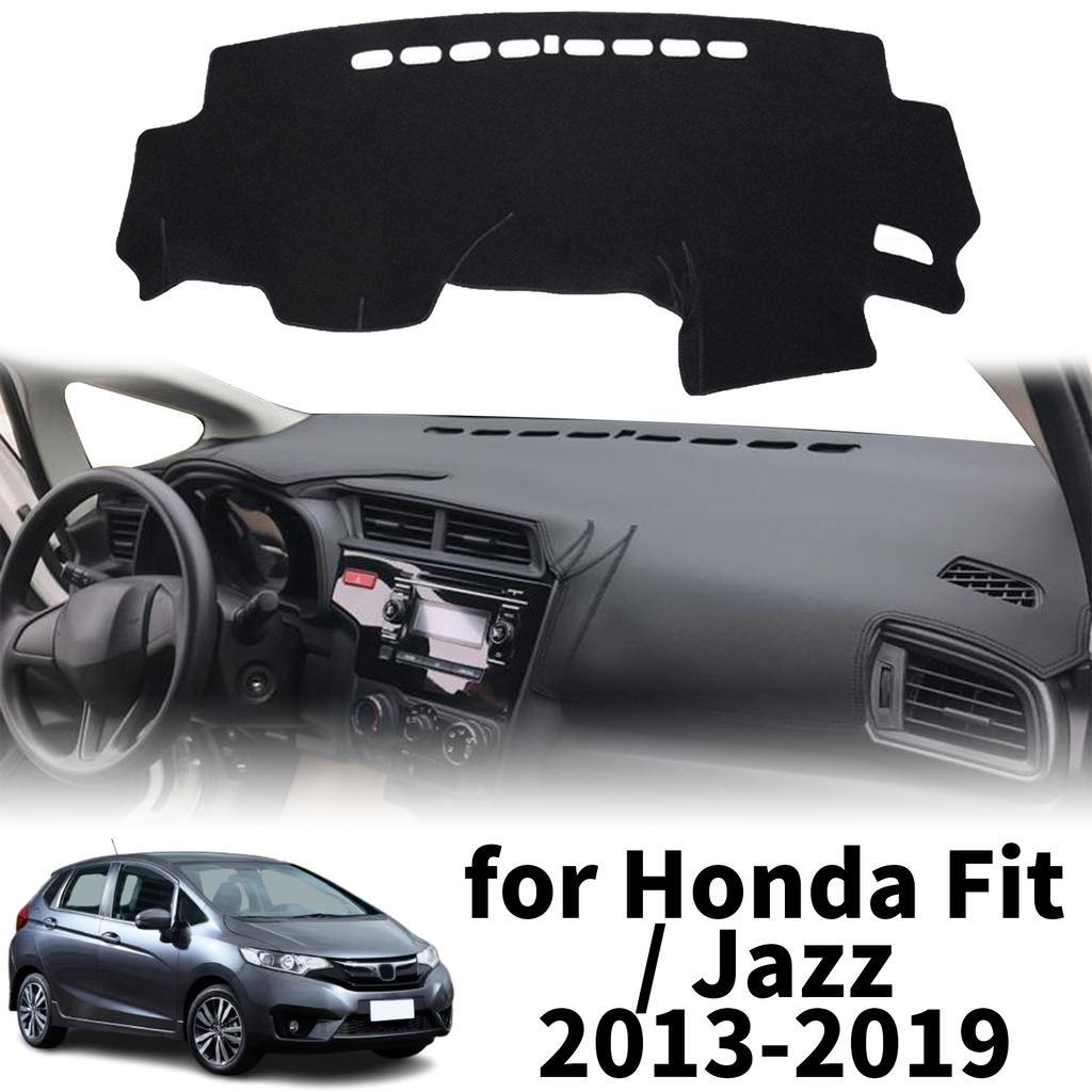 Convient pour Honda Fit Jazz 2013 2014 2015-2019 GK5 Dashmat tableau de bord couverture tapis de protection DashMat parasol accessoires de voiture