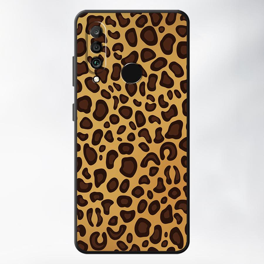 Case for Huawei P20 Lite 2018 P Smart 2019 P20 P40 Lite P30 P20 Pro Funda Phone Cover Retro Leopard Print