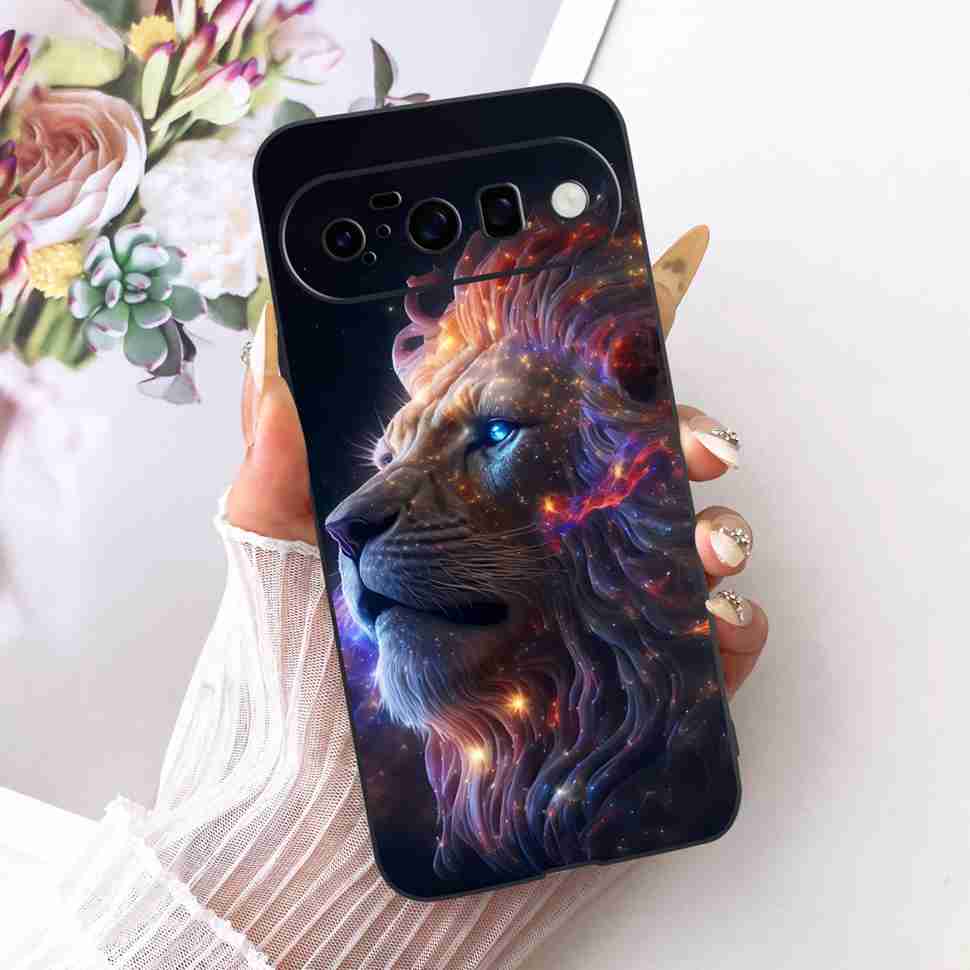 For Google Pixel 10 5G GK2MP Case Silicone TPU Black Cover For Google Pixel10 GLBW0 GL066 Retro Animal Cartoons Phone Cases Capa