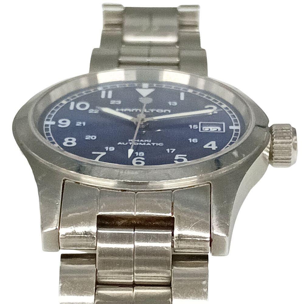 Used HAMILTON Khaki Field Back Skeleton Automatic Men's Watch Genuine / C1164