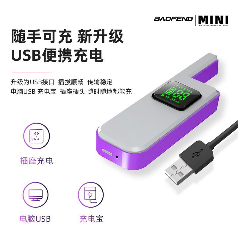 

Baofeng Mini Handheld Walkie Talkie (CN version)