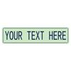 1pc Custom 4x16 Inch Aluminum Street Sign Personalized Text Home Wall Art Indoor Outdoor Decor