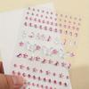 Sparkling Acrylic Rhinestone Face Stickers 1pc, Butterfly & Floral Designs for Parties, Stage Performances & Festivals
