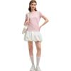 Fila Original High Waist A-Line Pleated Comfortable Slim Fit Casual Skirt Women Skirts Cloud-White F51W529304F-WT