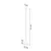 Talaya 1 black hanging lamp [E27]