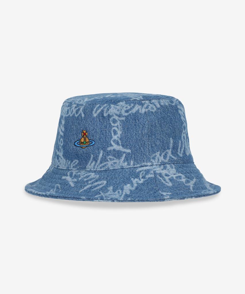 Bibianweseuteuudeu Logo Bucket Hat - Blue / 81020009W014Ik306