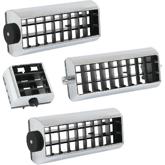 

A/C Dash Vents SET 4 PCS # 3979751 & 14014536 - Compatible with Chevy Gmc TRUCK 1981-1987 1981-1987