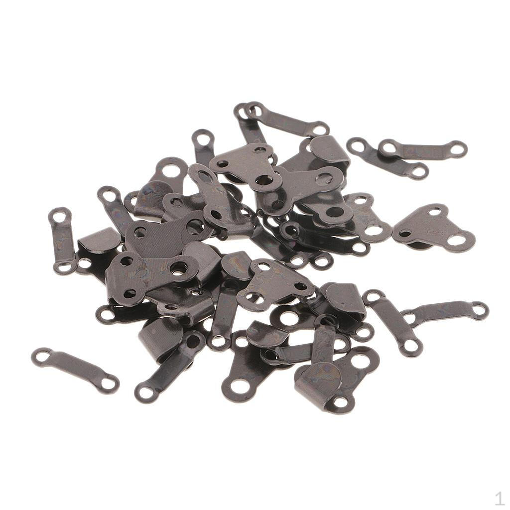 

20 комплектов швейных крючков и застежек для брюк-юбки - черные