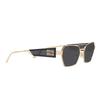 MIU MIU Fashion Trend Metal Frame Irregular Shape Sunglasses Women Sunglasses Light-Gold MU53WSZVN5S0