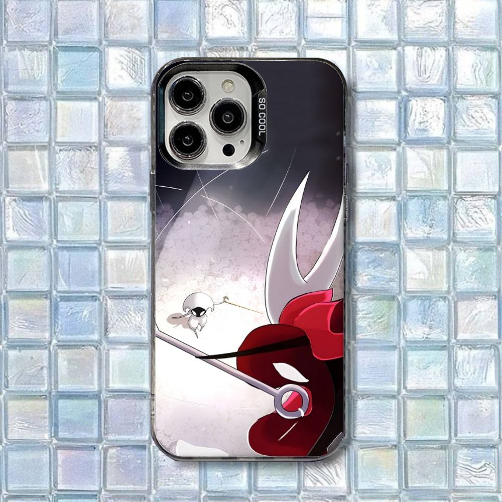 H-Hollow Knight Silksong  Phone Case For iPhone 16,15,14,13,12,11,8,7,Pro,Max,Plus,Mini,XS,SE Shockproof Matte Cover