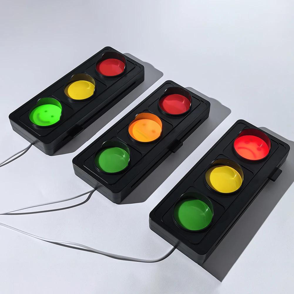 Social Signal Light USB Traffic Light Lamp For Desk Or Wall Use Status Indicator To Enhance Office Communication