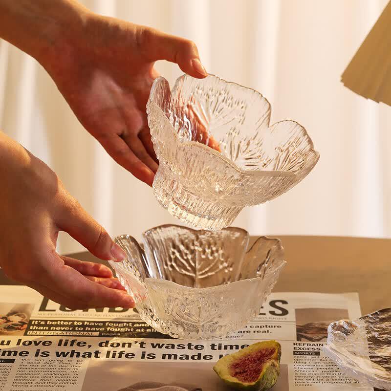 Coppetta da Dessert in Vetro Nordic con Petali Goffrati
