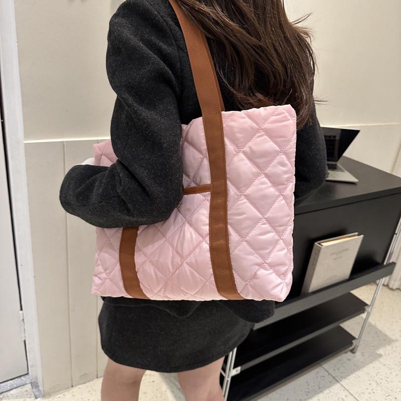 Oxford Fabric Tote Bag For Women With Large Capacity And Street Style For Daily Use
