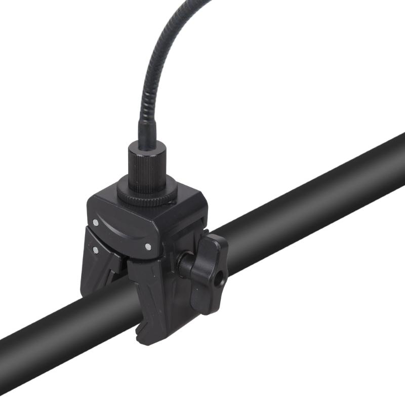 Universal 1/4Inch Camera Mount Clamp Super Clamp With Adjustable 15mm To 45mm Jaw For Tripods Bikes Action Cameras