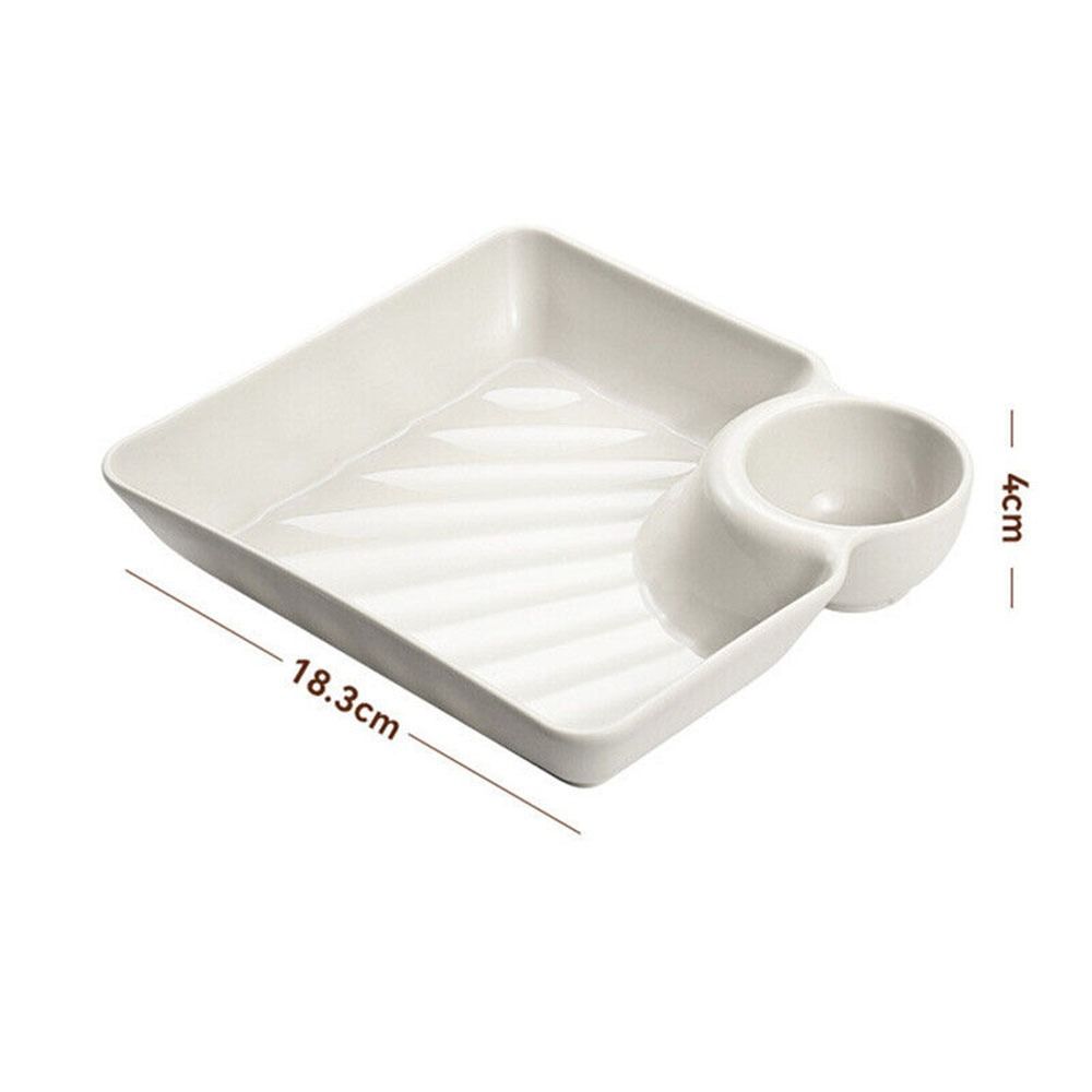 Neuer Haushalt Geschirr Dippschale Knödelplatte Saucenabtrennung Knödelplatte Geschirr