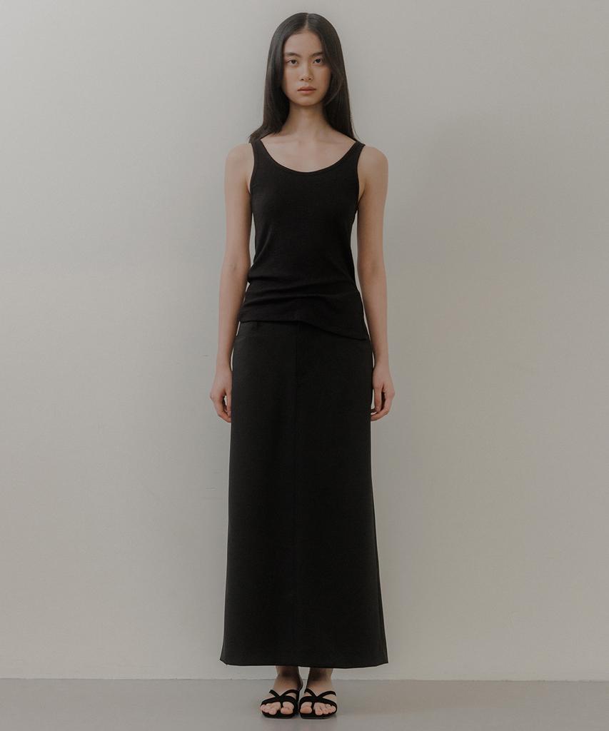 Oeoseoul Maxi Stitch Skirt [2 Colors]