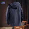 ROMON Men's Hooded Casual Jacket