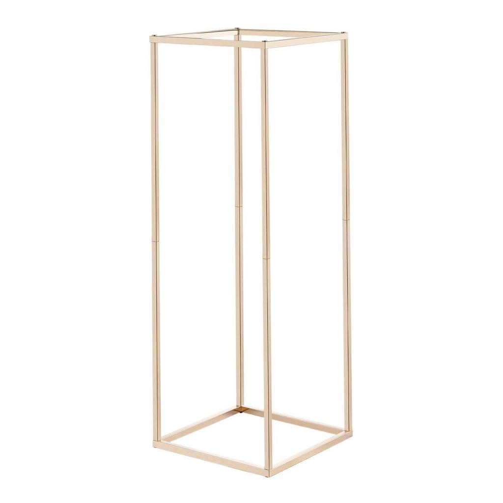 Wedding Flower Stand, 10PCS 80cm Column Flower Stand, Floral Stands with Hidden Screw, Rectangular Cubic Floral Display Rack for Wedding, Party,