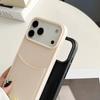 Personalized Custom Name Insert Card Case for iPhone 12 13 14 15 16 17 Pro Max Plus Air PU Leather Gold Hot Foil Stamping