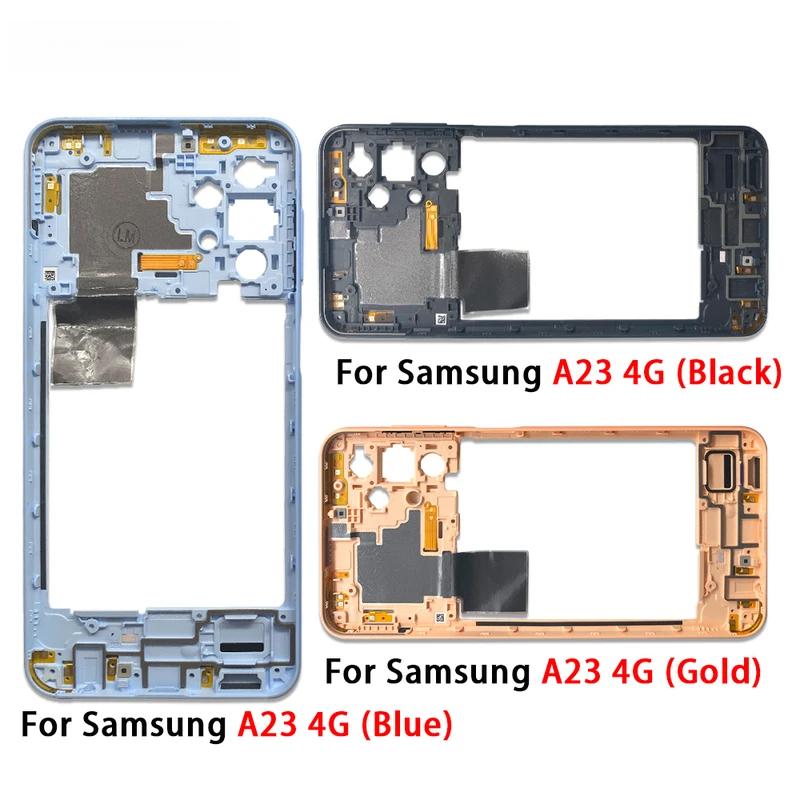 Middle Frame Bezel With Power Button for Samsung A23 4G 5G