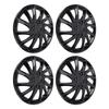 4Pcs 14in Hubcap Wheel Cover Stylish Look Scratch Proof Protective Wheel Rim Cover Replacement for
