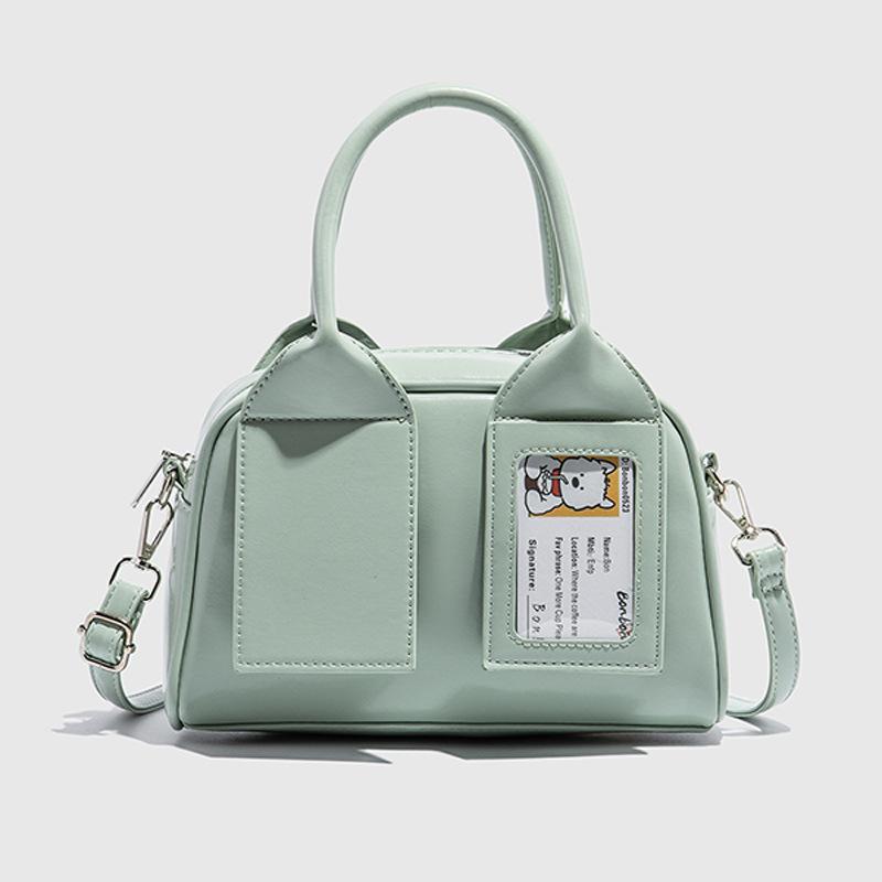 Korean texture portable bowling bag women 2025 new trendy fashion pillow bag versatile ins messenger bag women