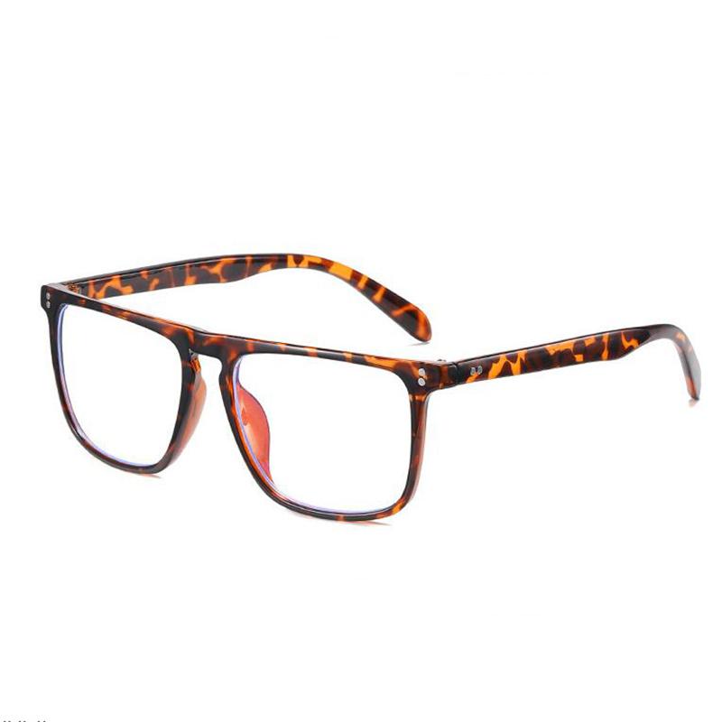 

Квадратные очки для коррекции близорукости с защитой от синего света, готовые, унисекс, ретро, черная оправа, студенческие рецептурные очки 0 -0.5 -0.75 До -6.0 0