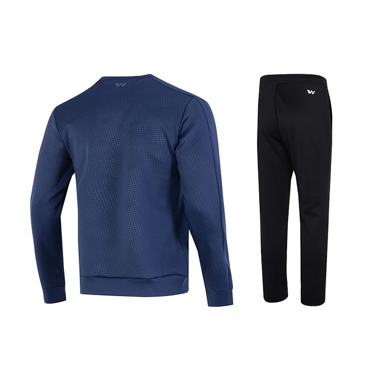Under Armour Solid Color Logo Crew Neck Sports Sweatshirt Straight Leg Sports Pants Casual Sports Set 22600303-408+21500737-001