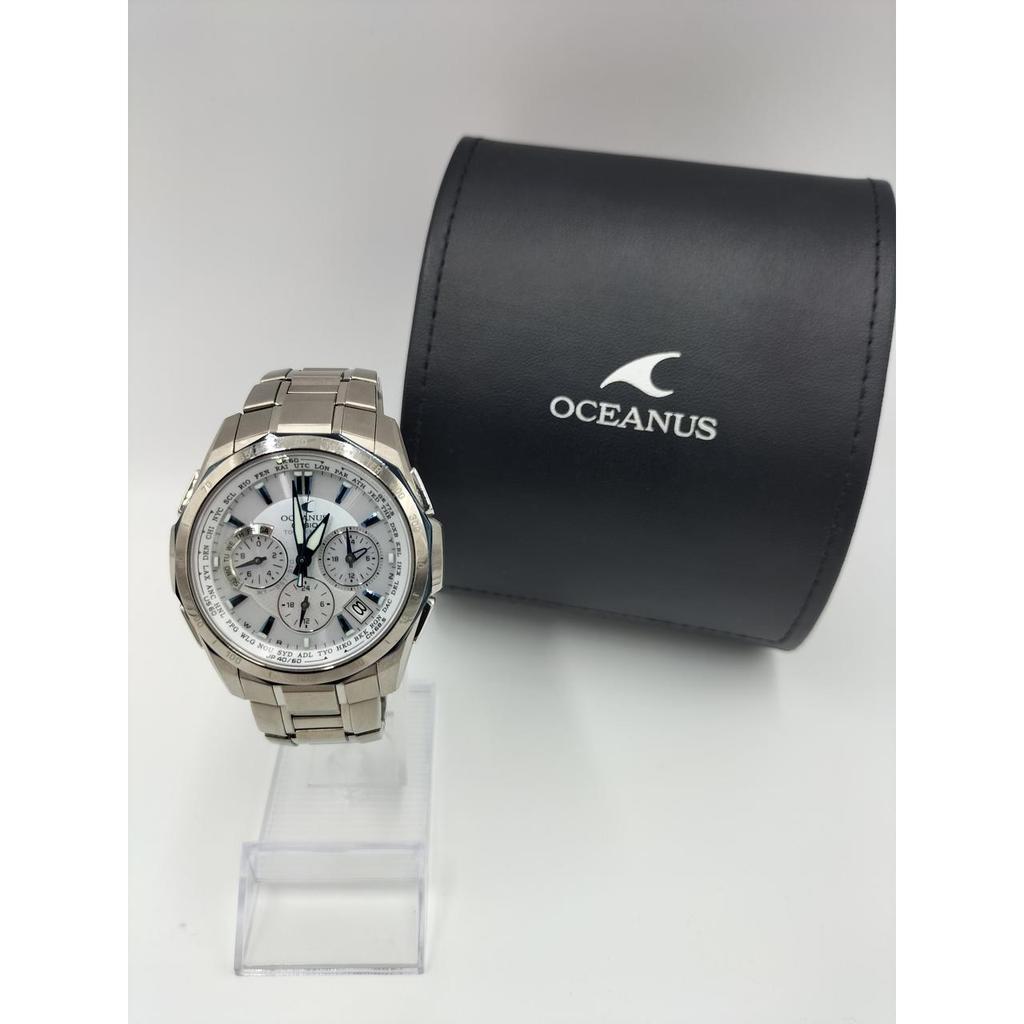 Used CASIO OCEANUS OCW-S1300P Quartz Analog Watch
