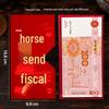 Creative Year of the Horse Red Envelopes: 'May You Get Rich Immediately' - Lucky Money Envelopes for Employee Awards with Hot Stamping