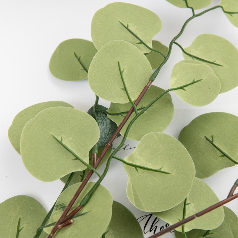 Artificial Plants Eucalyptus Leaf Vine Festival Decoration Vases for Home Wedding Garden Rose Arch Scrapbooking Diy Fake Flowers
