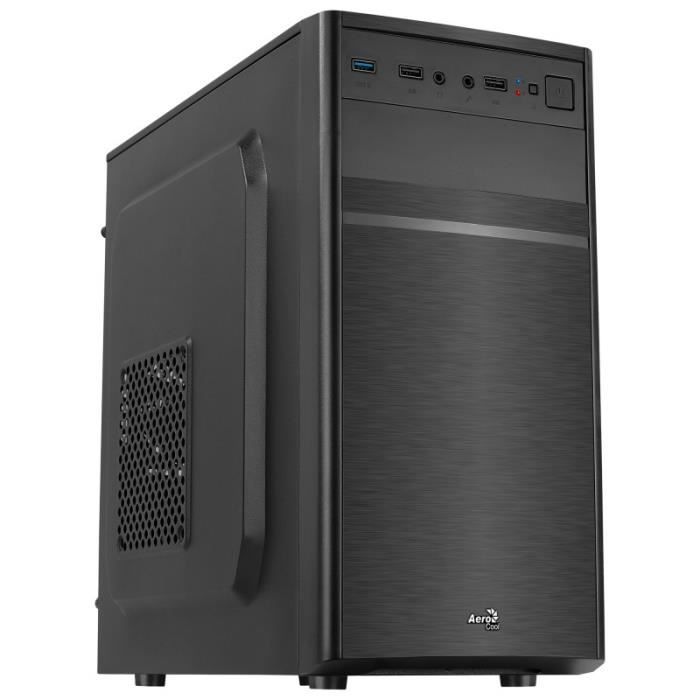 Aerocool CS103 - Boîtier PC Micro ATX - Ventilateur 12cm - Noir