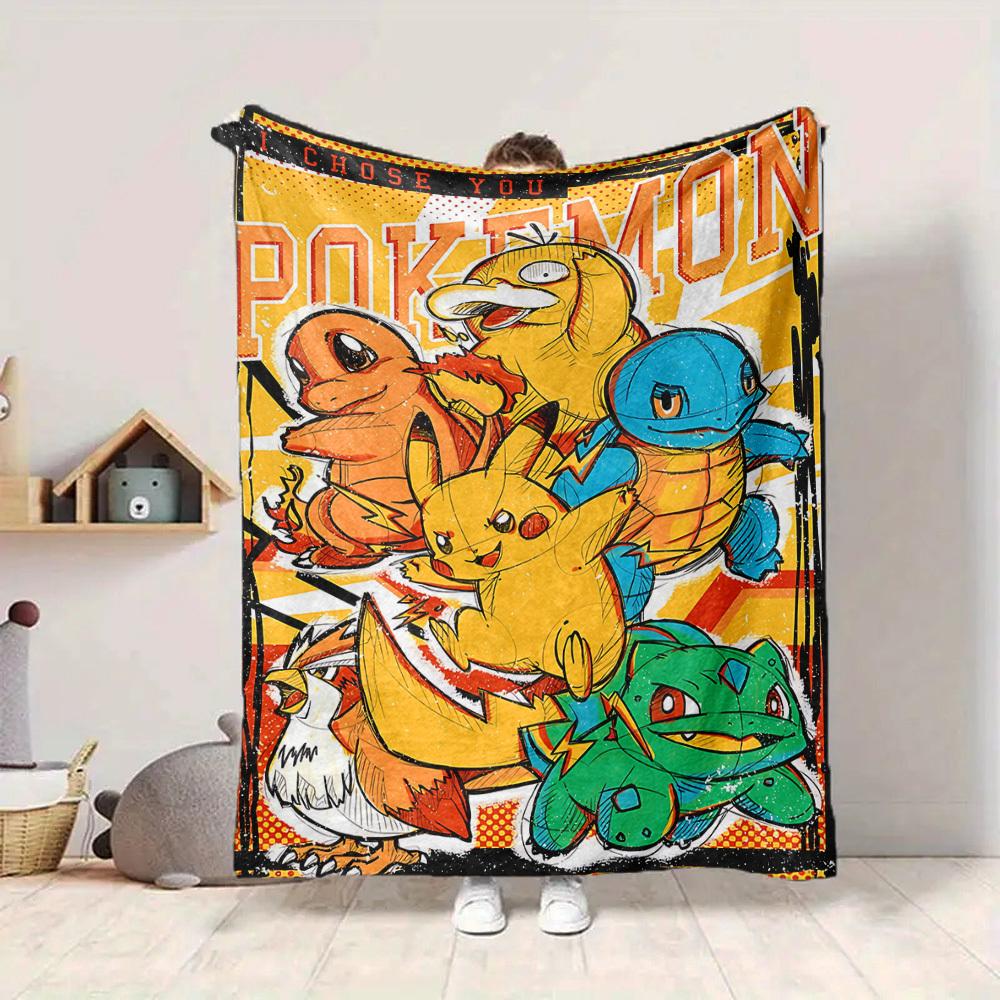 1pc Pokemon, Charmander Blanket Versatile for Couch, Office Bed