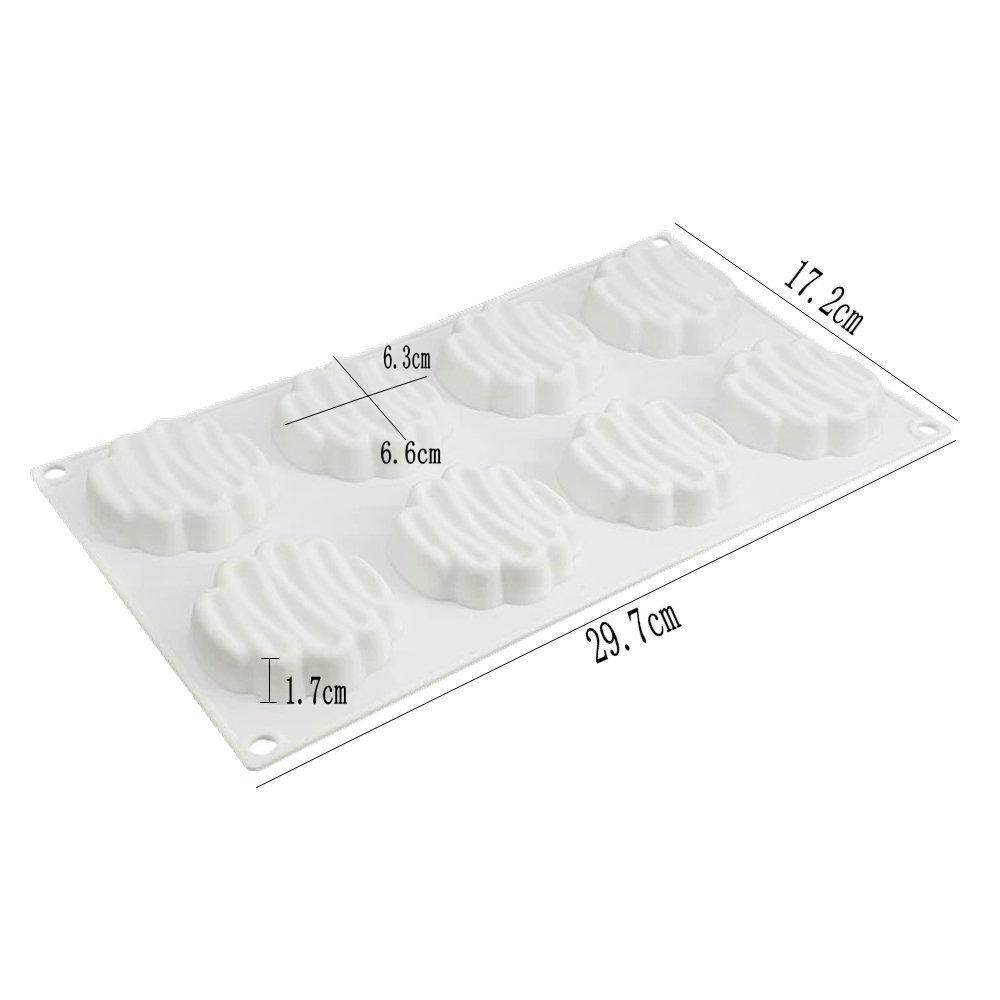 

1 PC 8 with Colorful Tower Cake Mousse Cake Mold French Dessert Baking Mold Round Cake Decoration Mold