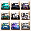 Cartoon Animation Digital Printing Keyboard Gamepad Bedding Three-Piece Microfiber Polyester Cotton Duvet