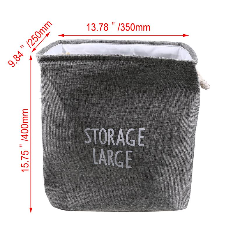 Büyük Katlanabilir Saklama Kutusu Düzenleyici Katlanabilir Sağlam Kumaş Saklama Sepeti Kulplu Giysiler Oyuncaklar Çocuk Odası Ev Yatak Odası için