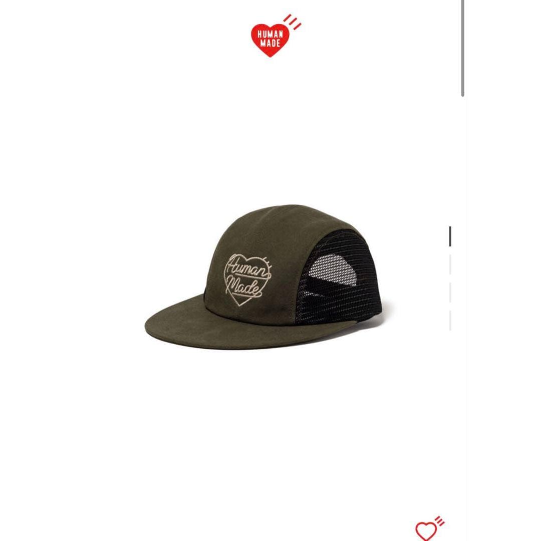 Used HUMAN MADE LONG BILL CAP Olive New Unused Hat