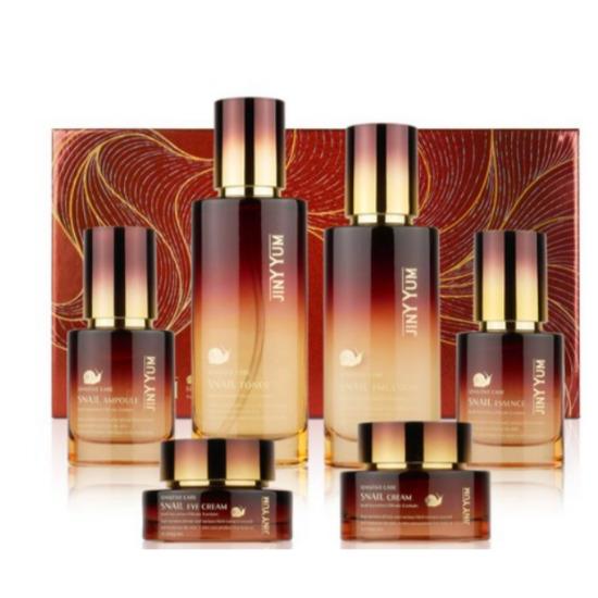 

JINYYUM Набор из 6 средств для чувствительной кожи с муцином улитки 6-Piece Skincare Set