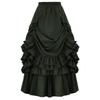 Halloween Renaissance Pirate Skirt Medieval Court Style Irregular Long Dress Party