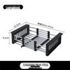 Retractable Carbon Steel Kitchen Sink Drainer Basket Set